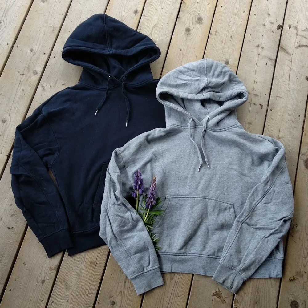 Frank & Oak | Size Small 100% Organic Cotton The Gym Fleece Hoodie Bundle of 2 - Picture 5 of 14